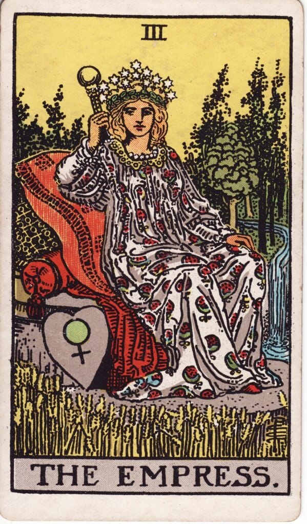 İmparatoriçe (The Empress) Kartı Anlamı rws tarot 03 empress