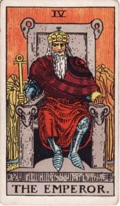 rws tarot 04 emperor