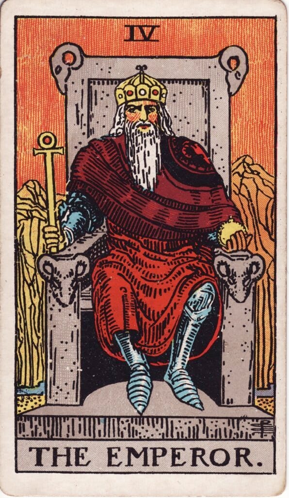 İmparator (The Emperor) Kartı Anlamı rws tarot 04 emperor