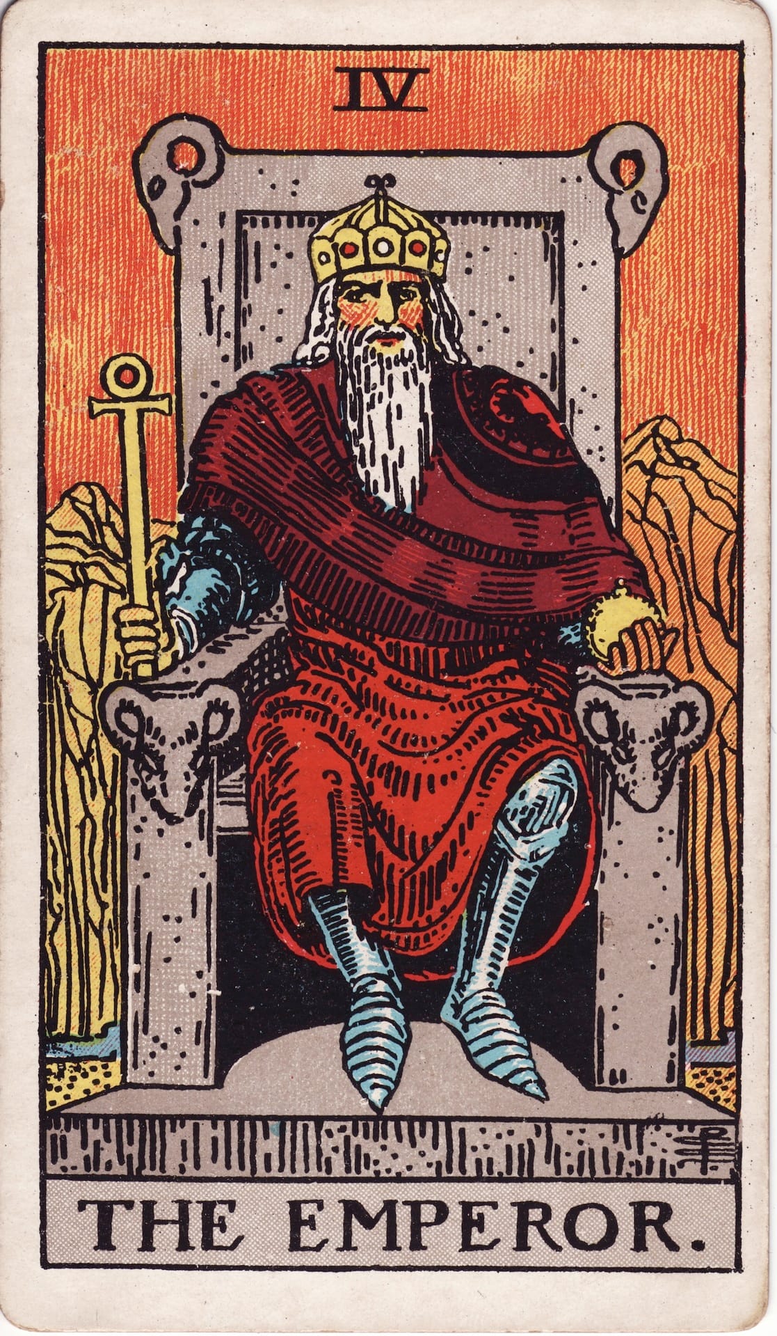 rws tarot 04 emperor